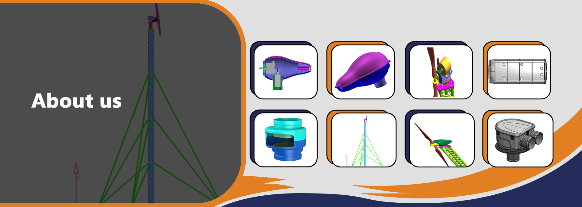 Industrial machineries banner